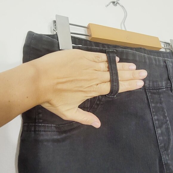 Jeaniologie Women's Black Cotton Blend Regular Rise Jegging Skinny Jean Size 12 - Picture 5 of 13